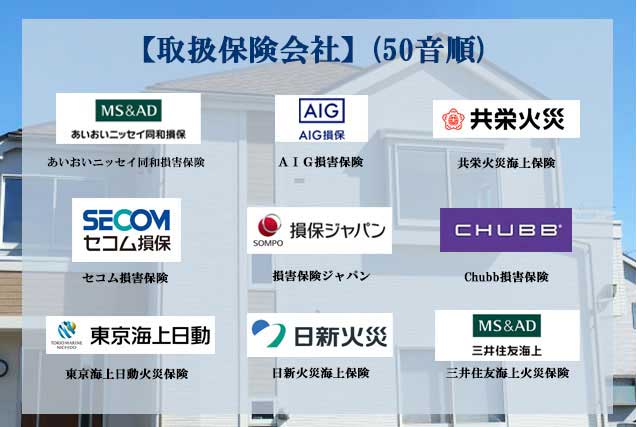 取扱火災保険会社